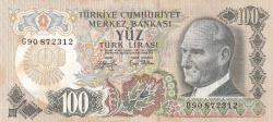 6. Emisyon G90 Serisi Seri Sonu 100 Türk Lirası