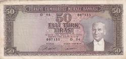 5. Emisyon O54 Serisi 50 Türk Lirası