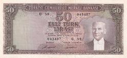 5. Emisyon U59 Serisi 50 Türk Lirası