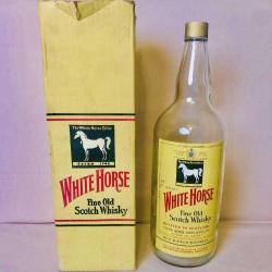 Antika - Eski dönem White horse viski şişesi 2,5 lt DEV BOY - kitantik - kitaLog