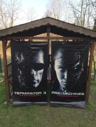 Efemera - Film Afişi Terminatör 3 Makinelerin Yükselişi  Arnold Schwarzenegger Bez Afiş - kitantik - kitaLog