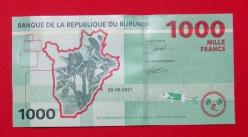 BURUNDİ=2021   1000 Francs   P-51   ÇİL'