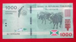 BURUNDİ=2021   1000 Francs   P-51   ÇİL'
