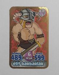 Clash Royale 9. Seri Oyun Kartı (Elit Barbarlar)