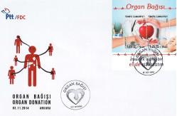 2014 Organ Bağışı FDC/İlk Gün Zarfı