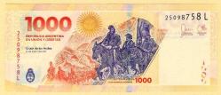 Argentina 1000 Pesos P New 2023 UNC (MZT 15 997) ÇİL
