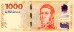 Argentina 1000 Pesos P New 2023 UNC (MZT 15 999) ÇİL