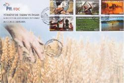 2012 Türkiye'de Tarım Ve İnsan FDC/ İlk Gün Zarfı
