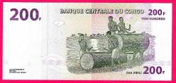 Congo 200 Francs 2013 UNC ÇİL