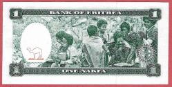 Eritrea 1 Nakfa 1997 P 1 UNC ÇİL