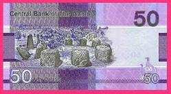 Gambia 50 Dalasis 20232024 P 40 NEW Sign UNC (MZT 16 265) ÇİL