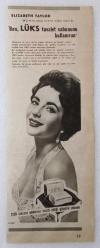 Cep için TABİİ KANYAK ××× Elizabeth Taylor • Ben LÜKS TUVALET SABUNU KULLANIRIM ( Çift taraflı ) ~ Ebat : 12 X 33