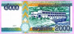 Laos 2000 Kip 2011 P 41 UNC (MZT 15 708) ÇİL