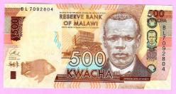 Malawi, 500 Kwacha, 2017 p66 UNC ÇİL