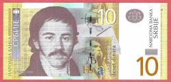 SERBIA 10 DENAR 2013 UNC ÇİL