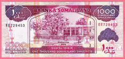 SOMALILAND 1000 SHILLINGS 2014 UNC ÇİL