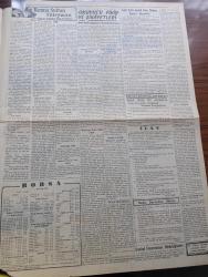 Vatan Gazetesi - 14 Eylül 1950 - Basın Mesleğinde Müşterek Bir Dünya Cephesine Doğru Yazan Ahmet Emin Yalman Köşe Yazısı - Marshall Savunma Bakanı Tayin Edildi - Manevraların Dördüncü Günü De Başarılı Oldu - Milli Eğitim Bakanı Tevfik İleri'nin Tebliği - Üç Büyükler Batı Almanya'yı Konuştular - Galatasaray İngiliz Sunderland Karşısında 3 1 Mağlup Oldu - Solcuların Muhakemesi - Hür Markopaşa Sahibi Raci Hakkı Dinçer Ağır Cezaya Verildi - Bir Zabıta Vakasının İçyüzü Yazan J. J. Gauthier Yazı Dizisi - Geçmişte Bugün İstanbul Kerbelaya Döndü Yazan Feridun Fazıl Tülbentçi Yazı Dizisi - Nutkun Manası Ve Bir Noksanı - Yazar Nurettin Safa Coşkun Aleyhine Dava Açıldı -  Amerika'nın Sesi Radyosuna 97 Milyon Dolar Verildi - Susuz Ve Işıksız Şehir İstanbul - Dün Geceki Boks Karşılaşmaları Elektrik Takımı Yunanlılara 2 1 Galip Geldi -  Kanuni Sultan Süleyman Yazan Feridun Fazıl Tülbentçi Yazı Dizisi - Varta Akü - Hasan Limon Çiçekleri Kolonyası - İstanbul Ankara Radyosu Programı - Bulmaca