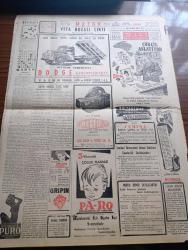 Vatan Gazetesi - 17 Ekim 1950 - Bizim İçin Meydan Açıktır Yazan Ahmet Emin Yalman Köşe Yazısı - Kızıl Bulgar Hükümetinin Her İsnadına Deliller Ve Vesikalarla Mukabele Ediliyor - Türk Askeri Birliği - Teknik Üniversite Merasimle Açıldı - İlk Dersi Profesör Salih Murat Uzdilek Verdi - Milli Tıp Kongresi İlk Toplantıda Gerek Mevzuu Ele Alındı - İstanbul Seçimi Demokrat Parti Adayları Kazandılar - Batı Avrupa'nın Harp Kudreti - Geçmişte Bugün Kosova Sahrasında Üç Gün Yazan Feridun Fazıl Tülbentçi Yazı Dizisi - Bir Zabıta Vakasının İçyüzü Yazan J.J. Gauthier Yazı Dizisi - Birleşik Amerika'nın İktisadi Kudreti Yazan Melih Günel - Resimlerle Hadiseler - İsrail'de Fevkalade Hal - Resimlerle Hadiseler - Çörçil Anlatıyor Yazan Winston Churchill Yazı Dizisi - Kanuni Sultan Süleyman Yazan Feridun Fazıl Tülbentçi Yazı Dizisi - Vefa Bozası Çıktı - İstanbul Ankara Radyosu Programı - Dodge Kamyon -  Femina Kadın Şapka ve Terzi Evi