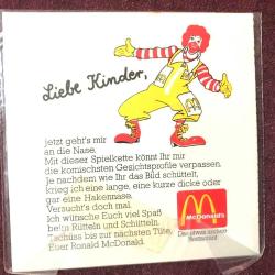 Mc Donald's - Komik burnu hareketli kart