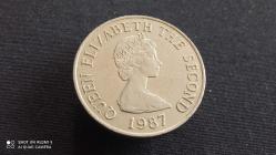 10 PENCE 1987  BAILIWICK OF JERSEY