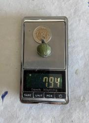 El İşçiliği Gümüş DOĞAL YEŞİM KÜRE KOLYE