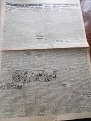 Cumhuriyet Gazetesi - 11 Mayıs 1950 - İhap,Ortadoğu'nun Emniyetini Sağlamak İçin Yazan Abidin Daver Köşe Yazısı - Nazım Hikmet'in Affedilmeyişini Protesto İçin Şair Orhan Veli Ve İki Arkadaşı da Açlık Grevine Girecek - Seçim Propagandaları Dün Akşam Sona Erdi - 19 Mayıs Gençlik Bayramı Hazırlıkları - Sunderland İngiliz Takımı Bugün Geliyor - Eski Afyon Milletvekili General Sadık Aldoğan Dün Tahliye Edildi - Truman'ın Dün Yaptığı Konuşma - Hitler Tibet'te Bir Manastırda İmiş - Florence Nightingale Tesisleri - Mussolini'nin Yanında Sakladığı Mühim Vesikaların Macerası - Şiirde Meselcilik Yazan İsmail Habib Sevük - Kısmet Nakleden Hatice Vildan Yazı Dizisi - Küçük Hikaye Yazan İlhan Tarus - Beynelmilel Bebek Sergisinin İlk Bebekleri Gelmeye Başladı - İstanbul Ankara Radyosu Programı - Bulmaca - Nevrozin Ağrı Kesici - Prestige Otomatik Tencereleri - Yalova Kaplıcaları Açıldı - Filiz Naylon Çorap - Miele Bisikletleri - Turner Harman Makinası - Baysal Çiçek Mağazası - Ansco Fotoğraf Makinesi