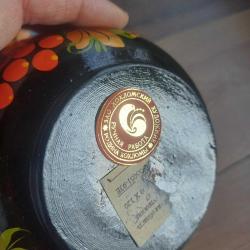 Rus Ahşap Sekerlik,Kapaklı,El boyama