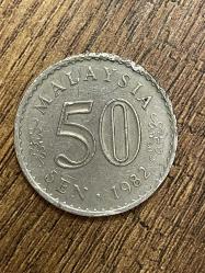 MALEZYA 1982 YILI 50 SEN