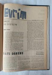 DÖNEM Aylık Edebiyat Dergisi, Ekim 1963 - Eylül 1964, Sayı: 1 - 12 [TAM TAKIM] / EVRİM Aylık Düşün Sanat Dergisi, 1964, Sayı: 16 - 22 [23 ADET]