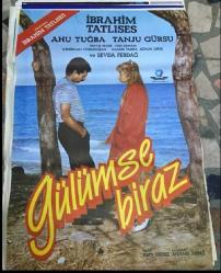 GÜLÜMSE BİRAZ FİLM AFİŞİ İbrahim Tatlıses, Ahu Tuğba, Tanju Gürsu