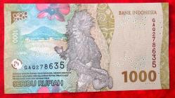 ENDONEZYA=2022  1000 Rupiah  P-w162  ÇİL'