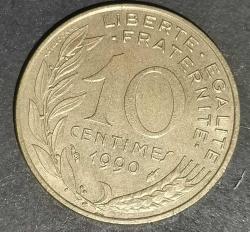 FRANSA 1990  10 CENTIMES