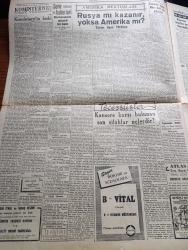 Cumhuriyet Gazetesi - 15 Eylül 1950 - Menkub Liderler Yazan Nadir Nadi Köşe Yazısı - Üçler Konferansı Dün Akşam Sona Erdi - Komünist Doçent Mihri Belli Dün Yakalandı - Ordumuzun Manevraları Dün Sabah Sona Erdi - İlk Kadın Belediye Reisimiz Müfide İlhan'a Cumhurbaşkanı Celal Bayar Tebrik Telgrafı Gönderdi - Edinburgh Dükü Dün Akşam İstanbul'a Geldi - Güzellik Kraliçemiz Güler Arıman Bu Akşam Roma Radyosunda Konuşacak - Galatasaray Son Maçta Queens Park Rangers'a 4 1 Yenildi - Komintern'in İçyüzü Yazan Castro Delgado Yazı Dizisi - Kansere Karşı Bulunan Son Silahlar Nelerdir - Karanlık Oda Yazan Peride Celal Yazı Dizisi - Dünya Basınından Ve Ajanslarından - Hep O Masal Yazan Kemal Ragıp Enson Yazı Dizisi - Hamiyet Yüceses Beyaz Parkta - İstanbul Ankara Radyosu Programı - Bulmaca - Puro Tuvalet Sabunu - Morris Cowley Pikap - Safiye Ayla Küçük Çiftlik Parkında - Hiçbir Şöhret Sebepsiz Değildir Ali Muhiddin Hacı Bekir - Arı Unları