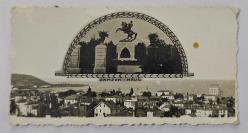 1935 Tarih Atılmış Arkası Yazılı 8,5x4,5 cm Küçük Ebat Samsun Genele Görünüm Fotokart