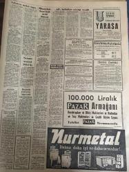 YENİ SABAH GAZETESİ 20 ŞUBAT 1963 YIL :25 SAYI :8602--Tekel Devlete 1 Milyar 297 Milyon Lira Kazandıracak ---Tren yolculuğun otobüsler ile rekabet için ucuzluyor --Sakarya nehri taştı 20 bin dönüm arazi sular altında ---İnönü dün Alican ve Dinçerle görüştü --AP İnönü ye cevap verdi --Bir profesör kaybolan kedisini  polisten istedi ---Seyahatlere paydos : Siyavuşgil ---Kıbrıs ta Belediyeler işinde anlaşma ihtimali belirdi --İhtilalin İç Yüzü : Yazan : Irak ı Nasırcılar Kürtler  ve Komünistler  Karıştırmıştı ---Bir çocuk  maşa ile ağabeysini öldürdü --Sinema Tiyatro : Maha Muhammet  en çok beğendiği filmini tamamladı --Fransız Sinemasının patlak suratı : Belmondo ---Milli Namzetler ilk hazırlığında Beyoğluspor u  mağlup etti :2-0---Dev maç için hazırlık :Beşiktaş bugün Taksim le  karşılaşıyor ---Galatasaraylı dört  futbolcu federasyona  rapor edildi --Gangsterdi ,şimdi ise iyi bir aile  reisi oldu ---K.Gümrük bugün D.Spor la Kupa Maçını Oynuyor ---Beykoz yarın kampa  giriyor ----