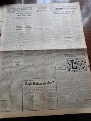 Zafer Gazetesi - 21 Şubat 1951 - Cumhuriyet Halk Partisinde Işık Arıyan Köylüler Yazan Mümtaz Faik Fenik Köşe Yazısı - İstanbul Konferansı Bugün Sona Eriyor - Bütçe Görüşmelerine Dün De Devam Edildi - General Mac Arthur Stalin'e Cevap Veriyor - Russell Door Türk Amerikan Dostluk Bağı Çok Kuvvetlidir - Mao Dün Rusya'ya Gitmiş - Büyük Yazar Andre Gide Vefat Etti - İngiltere Orta Şark Başkomutanı Robertson Yarın Geliyor - Kore Gazilerinden Altısı Dün İstanbul'a Geldi - İçimizdeki Cevahir Yazan Ayn Rand Yazı Dizisi -  Çocuk Esirgeme Kurumu Balosu - Türk Delegesi Selim Sarper'in Teklifi Kabul Edildi - Böyle İktidar Mı Olur Yazan Sarı Çizmeli - Fatih İstanbul'da Yazan Zuhuri Danışman Yazı Dizisi - Bu Haftaki Filmler - Gripin - Çocuklar Dünyası - Büyük Türk Masalı Yeşil Işık Ülkesinde Yazan Mehmet Necati öngay - Denizler Kaplanı Yazan Ahmet Nedim - Milki'nin Kış Serüvenleri - Bilmece Bulmaca