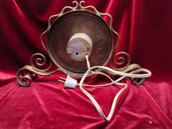 MASA SAATİ ''JAKOB PALMTAG'' ELEKTRİKLİ ÇALIŞAN MASA SAATİ 1950 Lİ YILLAR TAMAMEN BAKIR 166