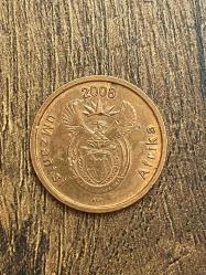 GÜNEY AFRİKA 2008 YILI 5 CENT