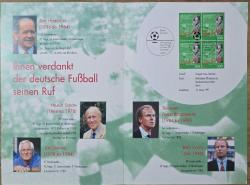 Almanya 1997 Futbol Antrenörü ve Oyuncu Sepp Herberger'in Doğumunun 100. Yıldönümü İlkgün Damgalı Hatıra Portföyü