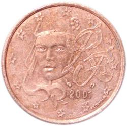 FRANSA 5 EURO CENT 2001