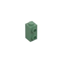Antika - Lego® 32952 Tuğla Modifiye, 1x1x1 2/3 Yanda Saplamalı (Sarımsı Yeşil) - kitantik - kitaLog