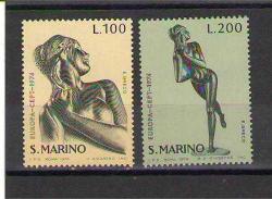 San Marino 1974- Europa Cept - Heykeller- Sanat -  MNH - DAMGASIZ