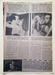 TÜRKAN ŞORAY'IN FOTOĞRAF VE HABERİNİN YER ALDIĞI DERGİ SAYFASININ BÜYÜK BOY KOPYASI - 43 x 30 cm EBATINDA - TEK YAPRAK