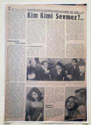 TÜRKAN ŞORAY'IN FOTOĞRAF VE HABERİNİN YER ALDIĞI DERGİ SAYFASININ BÜYÜK BOY KOPYASI - 43 x 30 cm EBATINDA - TEK YAPRAK