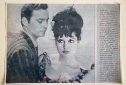 TÜRKAN ŞORAY'IN FOTOĞRAF VE HABERİNİN YER ALDIĞI DERGİ SAYFASININ BÜYÜK BOY KOPYASI - 43 x 30 cm EBATINDA - TEK YAPRAK - EDİZ HUN