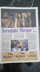 HAFTALIK ANTRAKT SİNEMA GAZETESİ -- 16 -- 22 OCAK 1998 -- ÇAKAL ; BRUCE WILLIS , RICHARD GERE , SİDNEY POİTİER , DİANE VENORA , MATHİLDA MAY -- DOBERMANN ; TCHEKY KARYO , VINCENT CASSEL , MONICA BELLUCCI, PATRİCK ROCCA  -- JENERİK - NAJAT ÇELİK , PÜF NOKTASI -- ALİCİA SİLVERSTONE -- CAMERON DİAZ -- ROBERT DE NİRO -- EŞKİYA'NIN AVRUPA TURU DEVAM EDİYOR -- BAK ŞU ŞARKI SÖYLEYENE , DON JOHNSON -- GÜÇLÜLER BÖLGESİ ; SYLVESTER STALLONE, HARVEY KEITEL , RAY LIOTTA , ROBERT DE NİRO -- ÇÖKERTME ; TUNCEL KURTİZ , ŞEMSİ İNKAYA , TUNCER NECMİOĞLU , KUZEY VARGIN VE NİLÜFER  AYDAN -- YURTTAŞ KANE ; ORSON WELLES , JOSEPH COTTEN , DOROTHY COMİNGORE , EVERETT SLOANE , RAY COLLİNS , PAUL STEWART -- ANTRAKT ; CÜNEYT İNGİZ , ORMAN KAÇKINI ..