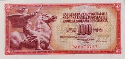 YUGOSLAVYA 100 Dinar, 1986 ÇİL