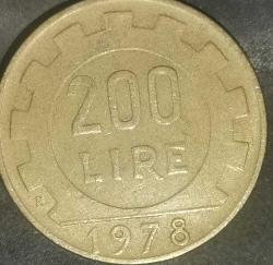 İTALYA 1978  200 LİRE