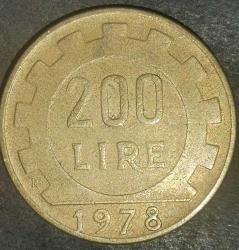 İTALYA 1978  200 LİRE