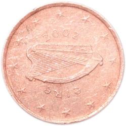 İRLANDA 1 EURO CENT 2002